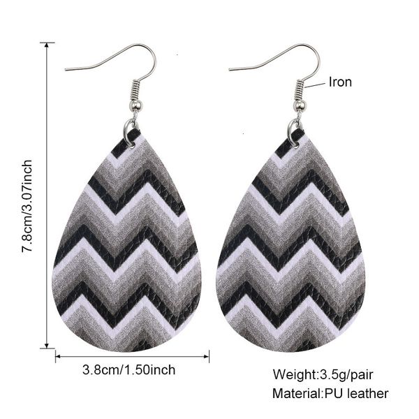 factory price multicolors bohemia women teardrop pu leather earrings water ripple lightweight dangle drop double side ho, Golden
factory price multicolors bohemia women teardrop pu leather earrings water ripple lightweight dangle drop double side ho, Golden