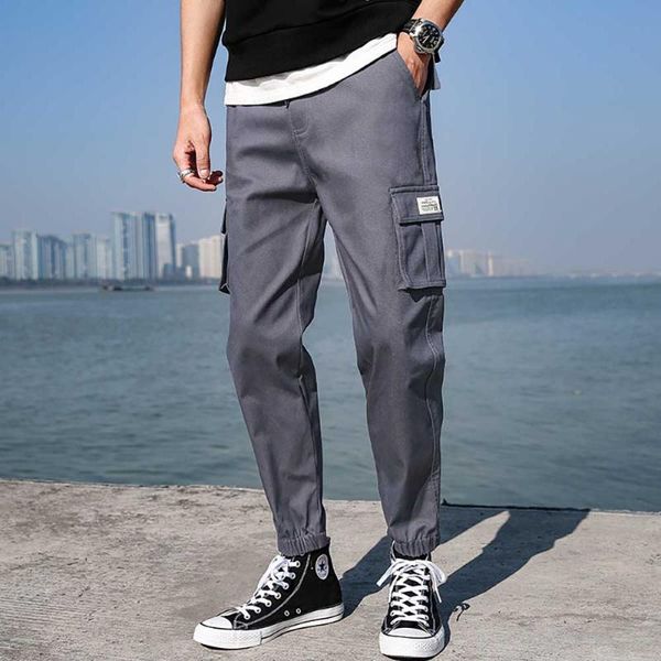korean fathion cargo pants men cotton trousers slim fit ankle-length joggers harem pants sportwear man clothing, Black
korean fathion cargo pants men cotton trousers slim fit ankle-length joggers harem pants sportwear man clothing, Black