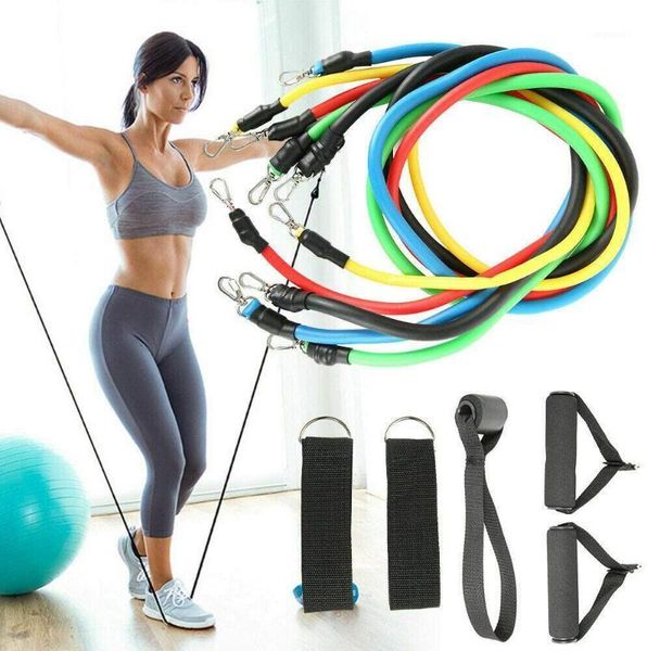 resistance bands 11 pcs set with door anchor attachment,handles,ankle straps - stackable up to 100lbs, home workouts train1
resistance bands 11 pcs set with door anchor attachment,handles,ankle straps - stackable up to 100lbs, home workouts train1