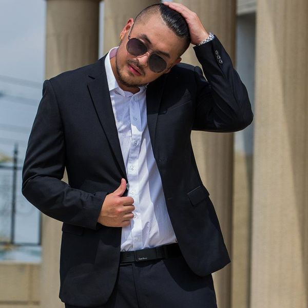 2021 new mens black colour suit set blazer very big dress suit wedding for man plus sizexl 2xl 3xl 4xl 5xl 6xl, White;black
2021 new mens black colour suit set blazer very big dress suit wedding for man plus sizexl 2xl 3xl 4xl 5xl 6xl, White;black