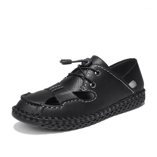 men's sandals fashion casual footwear beach leather summer shoes sewing classics footwear beach outdoor walking trekking flats1, Black
men's sandals fashion casual footwear beach leather summer shoes sewing classics footwear beach outdoor walking trekking flats1, Black