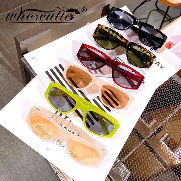 fashion retro rectangle sunglasses women men 2021 brand design sun glasses shades nude green leopard colorful frame s344, White;black
fashion retro rectangle sunglasses women men 2021 brand design sun glasses shades nude green leopard colorful frame s344, White;black