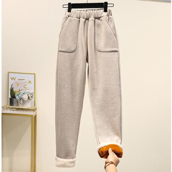 5xl6xl plus size winter plus velvet pants for women new casual loose thickened comfortable warm trousers high waist pants female1, Black;white
5xl6xl plus size winter plus velvet pants for women new casual loose thickened comfortable warm trousers high waist pants female1, Black;white