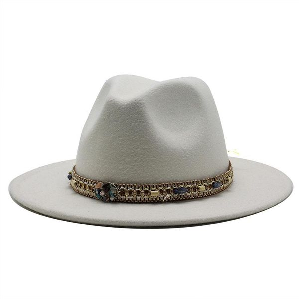 wide brim hats winter women men wool felt jazz fedora panama style cowboy trilby party formal dress hat large size yellow white, Blue;gray
wide brim hats winter women men wool felt jazz fedora panama style cowboy trilby party formal dress hat large size yellow white, Blue;gray