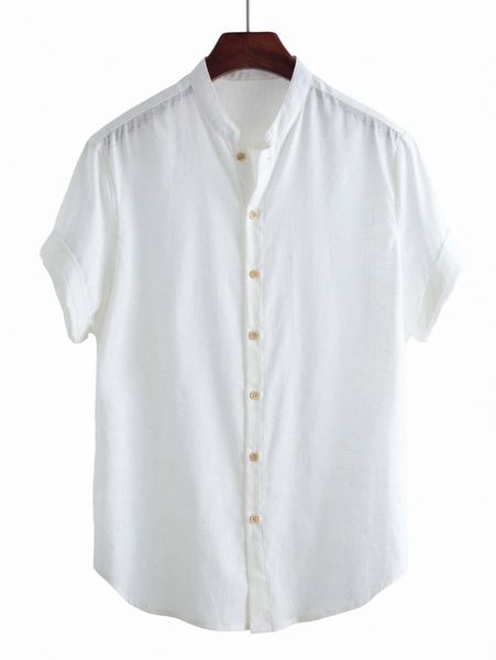 men solid button up shirt e6sy#, White;black
men solid button up shirt e6sy#, White;black