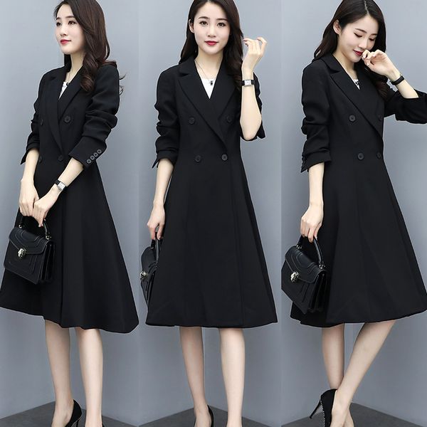 2021 new women's trench coat of large size for clothing long blazer mostly female jacket kj2072 n96o, Tan;black
2021 new women's trench coat of large size for clothing long blazer mostly female jacket kj2072 n96o, Tan;black