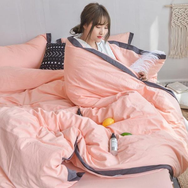 bedding sets super soft 100% washed cotton set 3/4pcs solid color include duvet cover sheet pillowcase 1.2m/1.5m/1.8m/2m home textile1
bedding sets super soft 100% washed cotton set 3/4pcs solid color include duvet cover sheet pillowcase 1.2m/1.5m/1.8m/2m home textile1