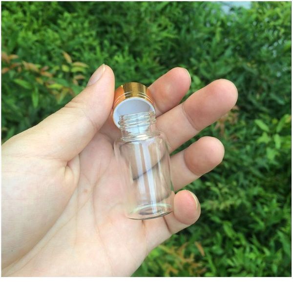 27*50mm 24pcs 15ml glass bottles aluminium screw golden cap empty transparent clear liquid gift container wishing bot bbypgm
27*50mm 24pcs 15ml glass bottles aluminium screw golden cap empty transparent clear liquid gift container wishing bot bbypgm