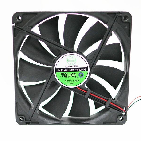 fans & coolings globe fan rl4z b1352512hh / b1352512eh s1352512hh-3m 12v 0.45a 0.50a 13.5cm chassis power cooling 135x135x25mm cooler
fans & coolings globe fan rl4z b1352512hh / b1352512eh s1352512hh-3m 12v 0.45a 0.50a 13.5cm chassis power cooling 135x135x25mm cooler
