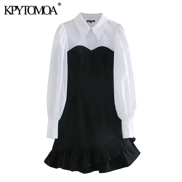 kpytomoa women 2020 chic fashion patchwork ruffle irregular mini dress vintage long sleeve side zipper female dresses mujer, Black;gray
kpytomoa women 2020 chic fashion patchwork ruffle irregular mini dress vintage long sleeve side zipper female dresses mujer, Black;gray
