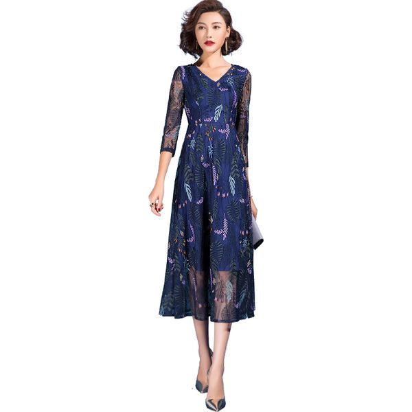 chance new fashion rent a line ladies'dress 2hl5, Black;gray