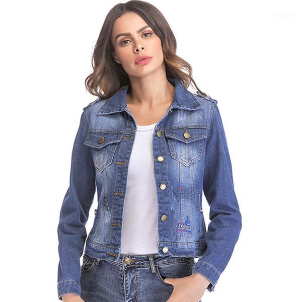 nice new spring vogue bf wind embroidery rivet denim jacket short trim casual female coat female broken jean jacket outerwear1, Black;brown
nice new spring vogue bf wind embroidery rivet denim jacket short trim casual female coat female broken jean jacket outerwear1, Black;brown