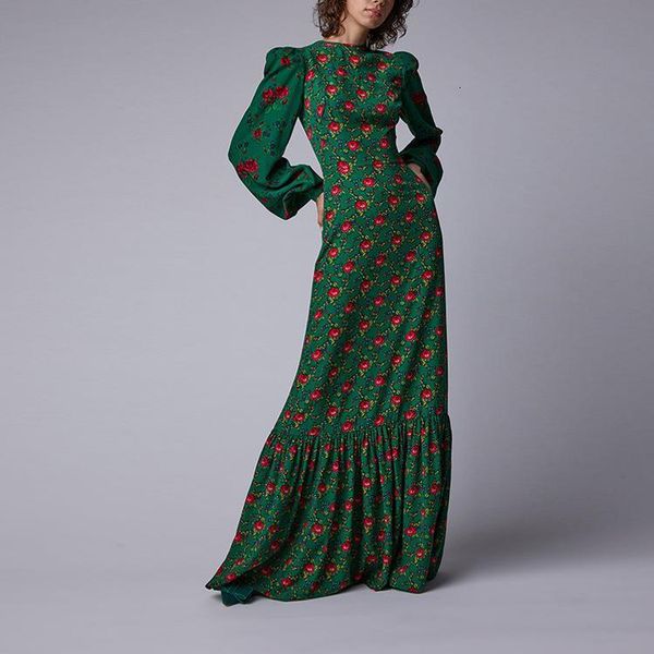 plus size bohemian floral printed dresses for women green long sleeve party maxi dresses vintage lantern sleeve vestidos, Black;gray
plus size bohemian floral printed dresses for women green long sleeve party maxi dresses vintage lantern sleeve vestidos, Black;gray