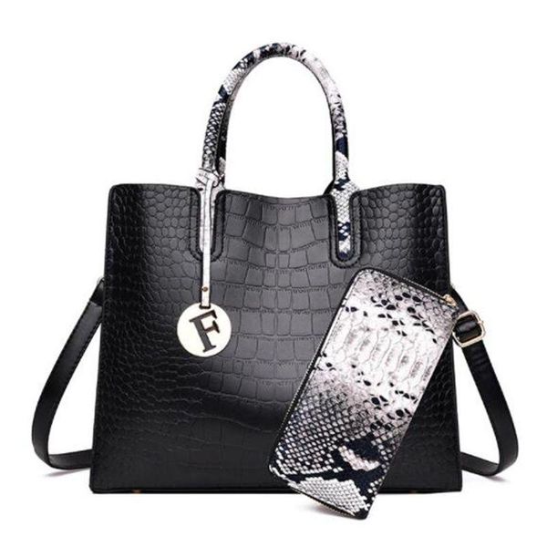 2020 fashion women bags crocodile women composite bags alligator lady handbags casual black shoulder for handbag
2020 fashion women bags crocodile women composite bags alligator lady handbags casual black shoulder for handbag