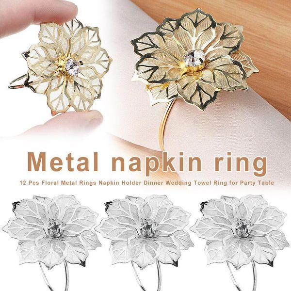 12 pcs floral metal rings napkin holder dinner wedding towel ring for party tabl qylihm
12 pcs floral metal rings napkin holder dinner wedding towel ring for party tabl qylihm