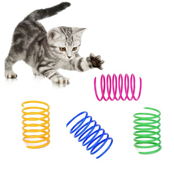 cat colorful spring toy creative plastic flexible cat favor coil toys kitty funny interactive toy pet cats supplies 4 pcs pack
cat colorful spring toy creative plastic flexible cat favor coil toys kitty funny interactive toy pet cats supplies 4 pcs pack