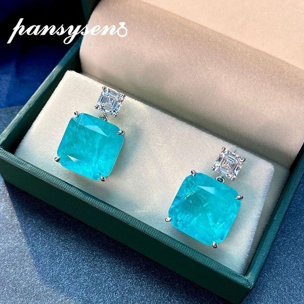 pansysen pure 925 sterling silver big gemstone paraiba tourmaline simulated moissanite earring party stud earrings drop shipping, Golden;silver
pansysen pure 925 sterling silver big gemstone paraiba tourmaline simulated moissanite earring party stud earrings drop shipping, Golden;silver