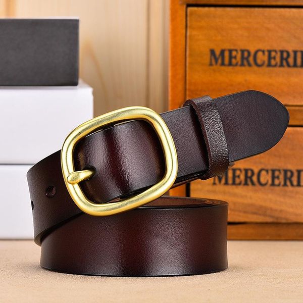 belts women's belt genuine leather for women female gold pin buckle strap fancy vintage jeans, Black;brown
belts women's belt genuine leather for women female gold pin buckle strap fancy vintage jeans, Black;brown
