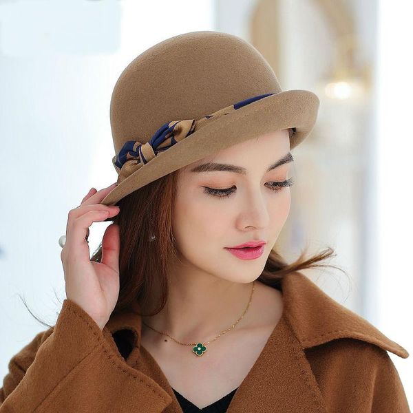 women party formal headwear lady winter fashion asymmetric bowknot fedora 100% wool felt hats, Blue;gray
women party formal headwear lady winter fashion asymmetric bowknot fedora 100% wool felt hats, Blue;gray