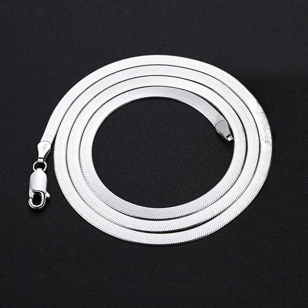 4mm necklace collar chunky chains short couple jewelry 925 sterling silver snake flat knife necklaces chain fashion jewelry 333 j2
4mm necklace collar chunky chains short couple jewelry 925 sterling silver snake flat knife necklaces chain fashion jewelry 333 j2