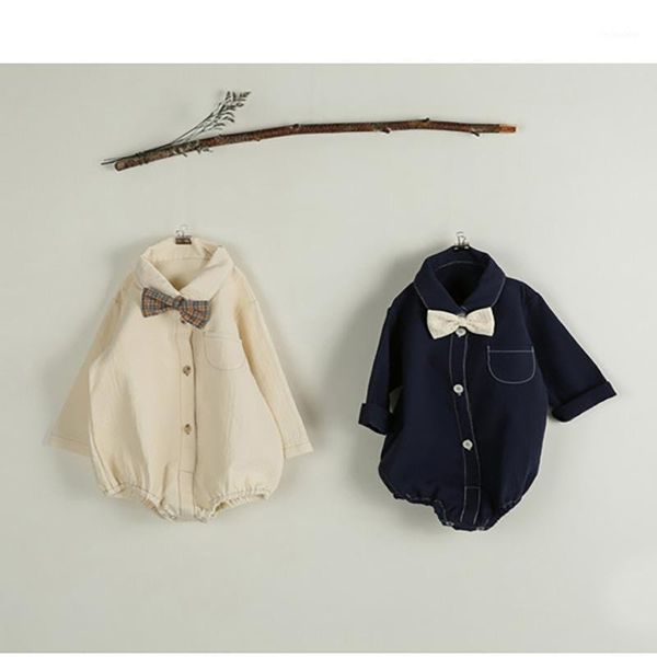rompers milancel 2021 baby boys clothes gentlemen100 days bodysuit turn down collar jumpsuit1, Blue
rompers milancel 2021 baby boys clothes gentlemen100 days bodysuit turn down collar jumpsuit1, Blue
