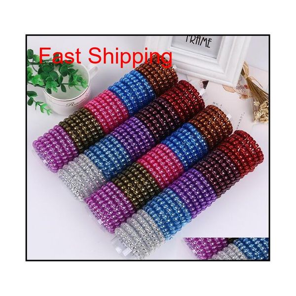 metal color 25 colors telephone wire cord headbands for women elastic hair bands rubber ropes hair ring girl qylxei nana_shop, Silver
metal color 25 colors telephone wire cord headbands for women elastic hair bands rubber ropes hair ring girl qylxei nana_shop, Silver