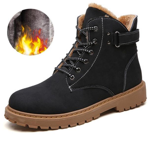 boots warm winter comfortable men's cotton shoes outdoor non-slip cold snow wild sports indestructible, Black
boots warm winter comfortable men's cotton shoes outdoor non-slip cold snow wild sports indestructible, Black