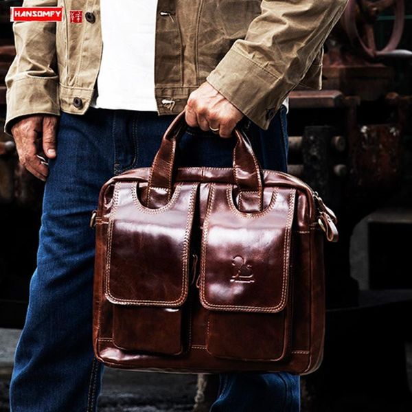 business men's handbag men's leather computer bag leather bag casual briefcase high-end
business men's handbag men's leather computer bag leather bag casual briefcase high-end