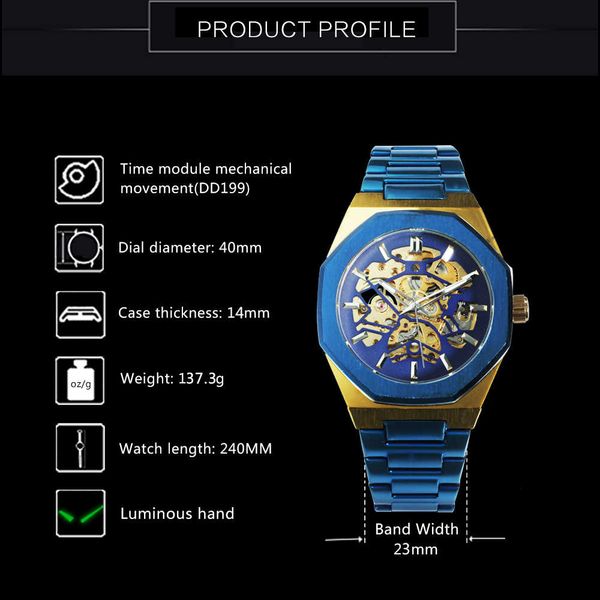 winner official casual military watch men brand luxury automatic mechanical wrist watches stainless steel strap fashion chic, Slivery;brown
winner official casual military watch men brand luxury automatic mechanical wrist watches stainless steel strap fashion chic, Slivery;brown