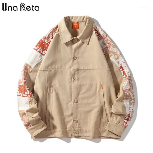 una reta jean jacket 2020 harajuku patchwork denim coat korean style men's clothing streetwear print men1 men's jackets, Black;brown
una reta jean jacket 2020 harajuku patchwork denim coat korean style men's clothing streetwear print men1 men's jackets, Black;brown