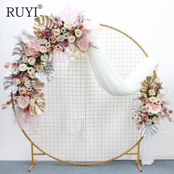 creative moon shape flower arrangement wedding arch flower row artificial rose plants leaf arrangement party decor wall props1
creative moon shape flower arrangement wedding arch flower row artificial rose plants leaf arrangement party decor wall props1
