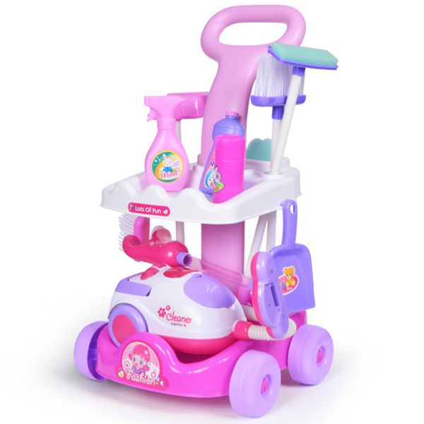 1 pcs/set pretend play toy simulation vacuum cleaner cart cleaning dust tools baby kids play house doll accessories toy 1019
1 pcs/set pretend play toy simulation vacuum cleaner cart cleaning dust tools baby kids play house doll accessories toy 1019