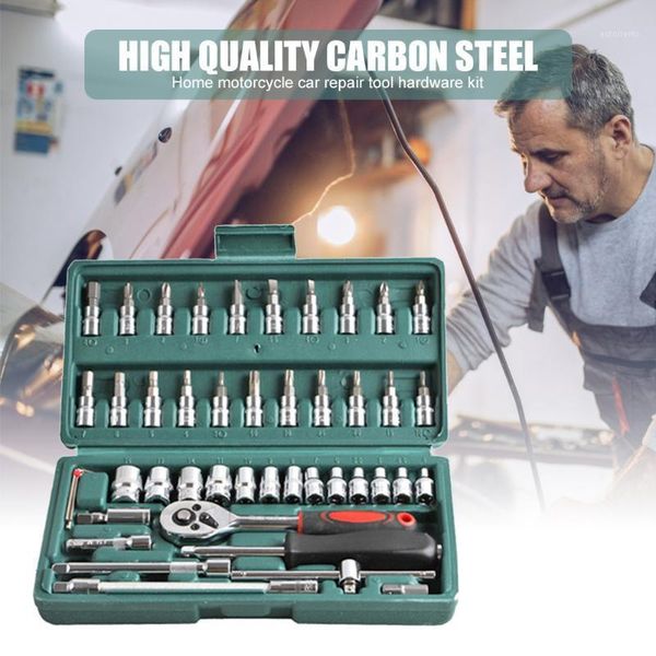 46pcs torque wrench combination socket wrench set 1/4 drive ratchet spanner hex bit socket kit car auto repair hand tools1
46pcs torque wrench combination socket wrench set 1/4 drive ratchet spanner hex bit socket kit car auto repair hand tools1