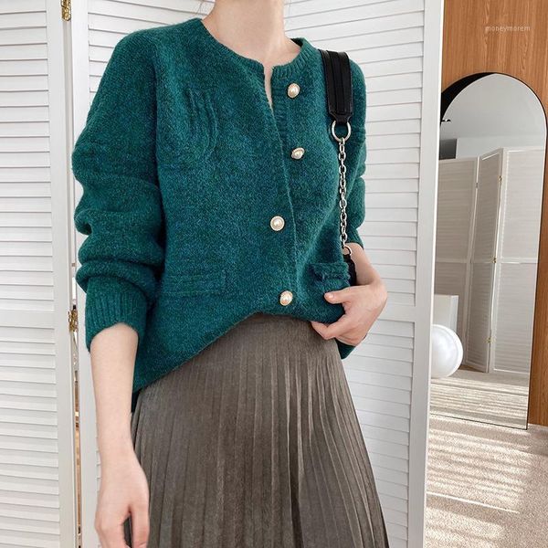 women's knits & tees 2021 autumn winter women cardigans coat pearl button sweater casual kintted long sleeve streetwear1, White
women's knits & tees 2021 autumn winter women cardigans coat pearl button sweater casual kintted long sleeve streetwear1, White