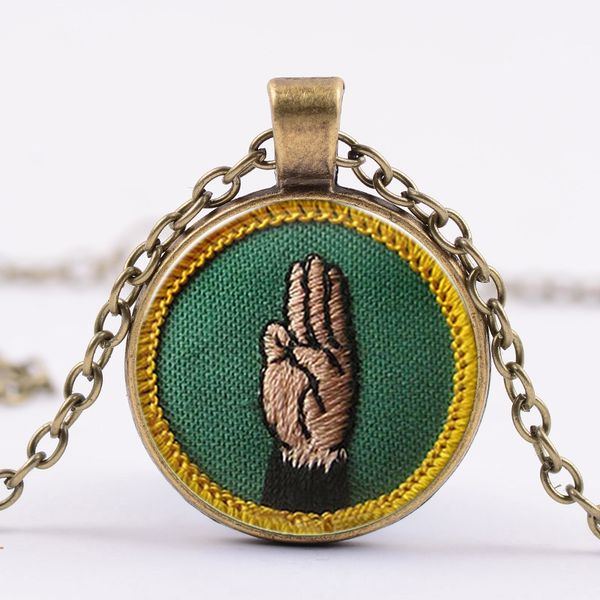 girl scout necklace vintage languages cadette merit badge symbol p glass cabochon necklaces children meaning jewelry, Silver
girl scout necklace vintage languages cadette merit badge symbol p glass cabochon necklaces children meaning jewelry, Silver