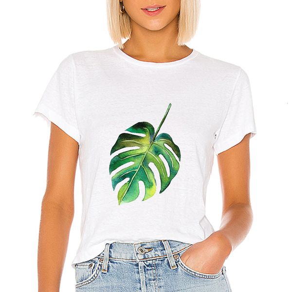 women ropa mujer vintage t-shirts graphic leaves and cacti spring summer t harajuku tshirt beautiful women's shirt cute, White
women ropa mujer vintage t-shirts graphic leaves and cacti spring summer t harajuku tshirt beautiful women's shirt cute, White
