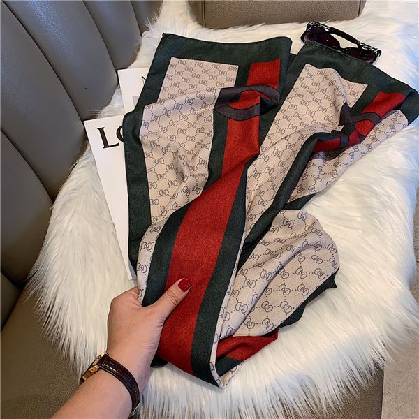 vipair scarf female winter shawl korean letter versatile conditioning office room warm autumn fashion long neckband mvp, Blue;gray
vipair scarf female winter shawl korean letter versatile conditioning office room warm autumn fashion long neckband mvp, Blue;gray
