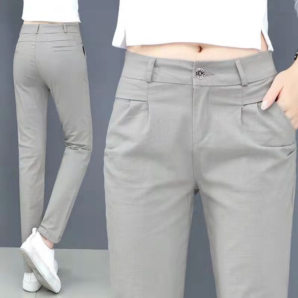 pants cotton women's springfit and slim leisure loose thin linen harlan straight pants, Black;white
pants cotton women's springfit and slim leisure loose thin linen harlan straight pants, Black;white