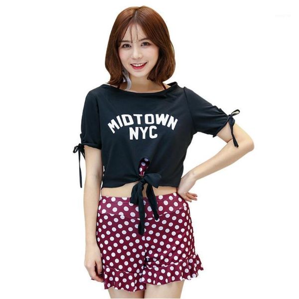 women dots padded tie halter short sleeve coverup blouse shorts swimsuit set peefecr gifts for women summer1, White;black
women dots padded tie halter short sleeve coverup blouse shorts swimsuit set peefecr gifts for women summer1, White;black