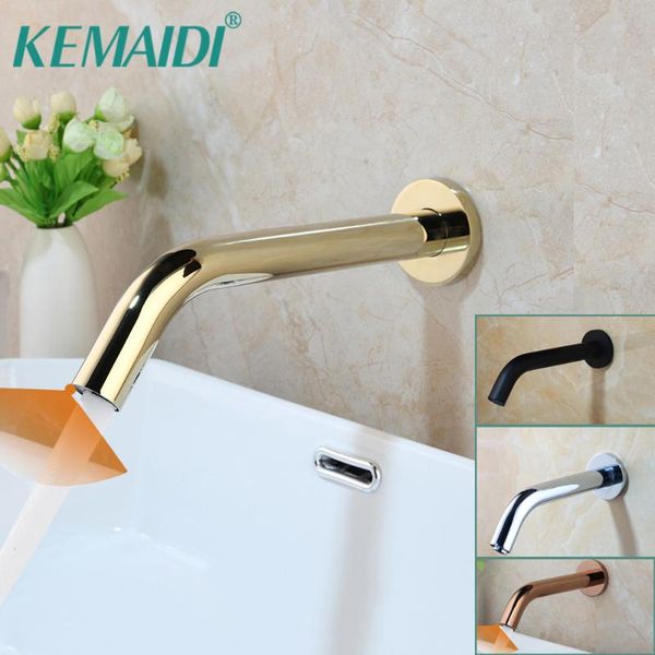 kemaidi chrome black bathroom faucet gold wall mount sensor faucet automatic hands touch sensor bathroom sink tap
kemaidi chrome black bathroom faucet gold wall mount sensor faucet automatic hands touch sensor bathroom sink tap