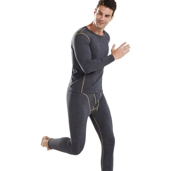 men's thermal underwear men double-sided velvet heating sets man's round neck bottoming shirt and long pants autumn winter set, Black;white
men's thermal underwear men double-sided velvet heating sets man's round neck bottoming shirt and long pants autumn winter set, Black;white