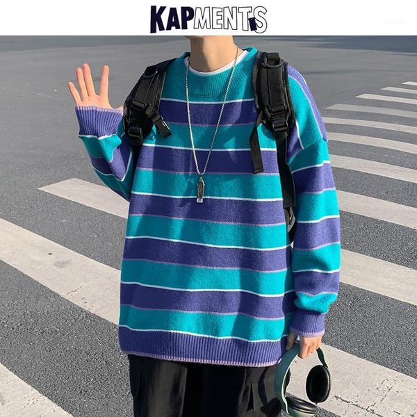 kapments men striped sweater japanese knitted pullover 2020 winter mens vintage oversized sweaters male loose casual sweatshirts1, White;black
kapments men striped sweater japanese knitted pullover 2020 winter mens vintage oversized sweaters male loose casual sweatshirts1, White;black