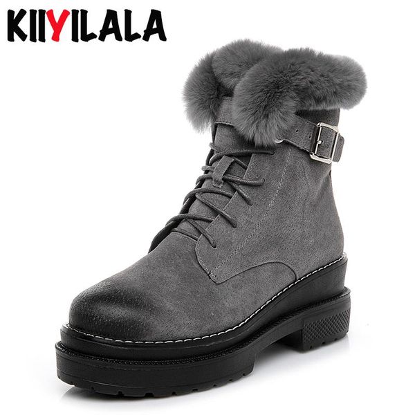 kiiyilala new side zipper genuine leather boots winter shoes warm fur snow boots womens platform round toe ankle for women, Black
kiiyilala new side zipper genuine leather boots winter shoes warm fur snow boots womens platform round toe ankle for women, Black