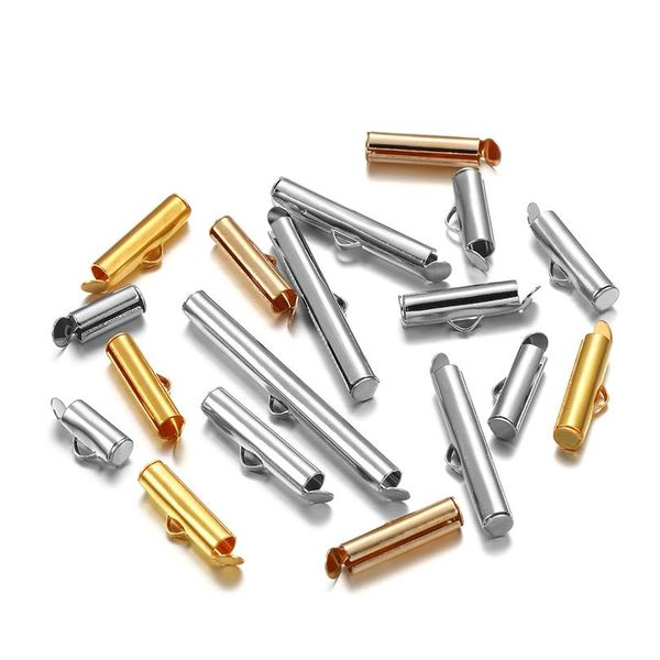 30-50pcs/lot crimp end caps slider clasp buckles tubes diy bracelet connectors loom findings for jewelry making acc jllucg, Silver
30-50pcs/lot crimp end caps slider clasp buckles tubes diy bracelet connectors loom findings for jewelry making acc jllucg, Silver