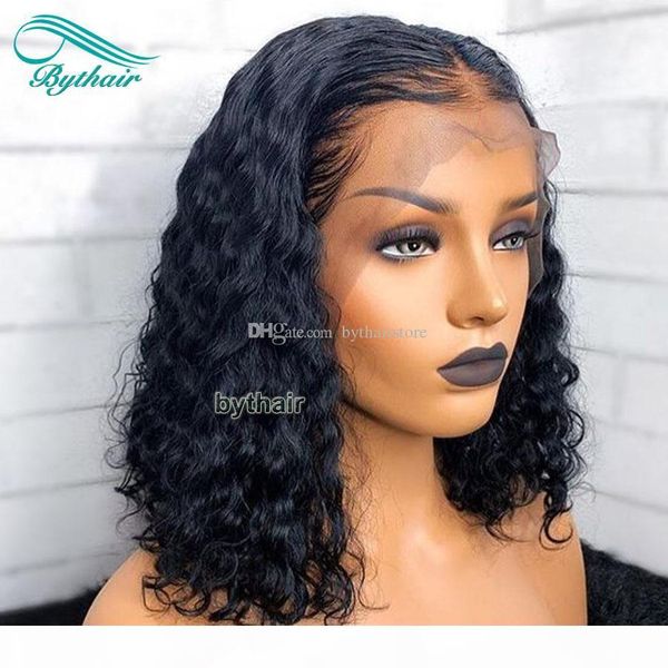 bythair pre plucked short bob full lace human hair wigs for black women wet wavy lace front wig with baby hair bleached knots, Black;brown
bythair pre plucked short bob full lace human hair wigs for black women wet wavy lace front wig with baby hair bleached knots, Black;brown