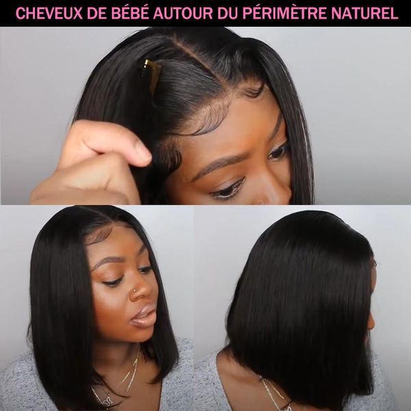 lace wigs 4x4 bob wig human hair brazilian remy closure density 150% for beauty you, Black;brown
lace wigs 4x4 bob wig human hair brazilian remy closure density 150% for beauty you, Black;brown