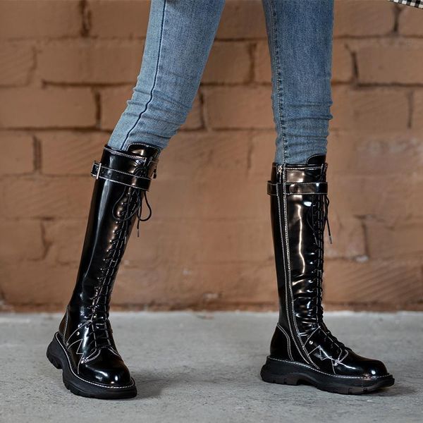 eshtonshero spring winter women med heel lace up boots round toe shoes woman platform black ladies motorcycle boot size-3-8
eshtonshero spring winter women med heel lace up boots round toe shoes woman platform black ladies motorcycle boot size-3-8