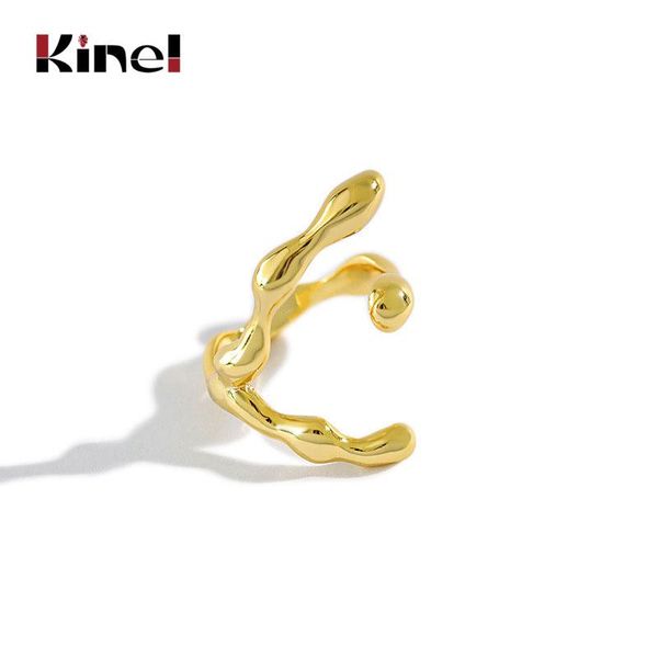 cluster rings kinel ring korea 100% sterling silver 925 irregular open adjustable for women fine jewelry gifts size, Golden;silver
cluster rings kinel ring korea 100% sterling silver 925 irregular open adjustable for women fine jewelry gifts size, Golden;silver