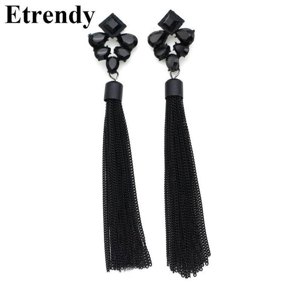 dangle & chandelier 2021 personality black metal tassel long earrings for women rhinestone trendy jewelry party statement nightclub, Silver
dangle & chandelier 2021 personality black metal tassel long earrings for women rhinestone trendy jewelry party statement nightclub, Silver