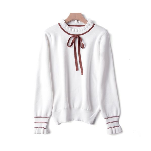 2021 new women's kawaii striped college sweet girl sweater female korean punk thick cute turn down collar harajuku pull femm pp3k, White;black
2021 new women's kawaii striped college sweet girl sweater female korean punk thick cute turn down collar harajuku pull femm pp3k, White;black
